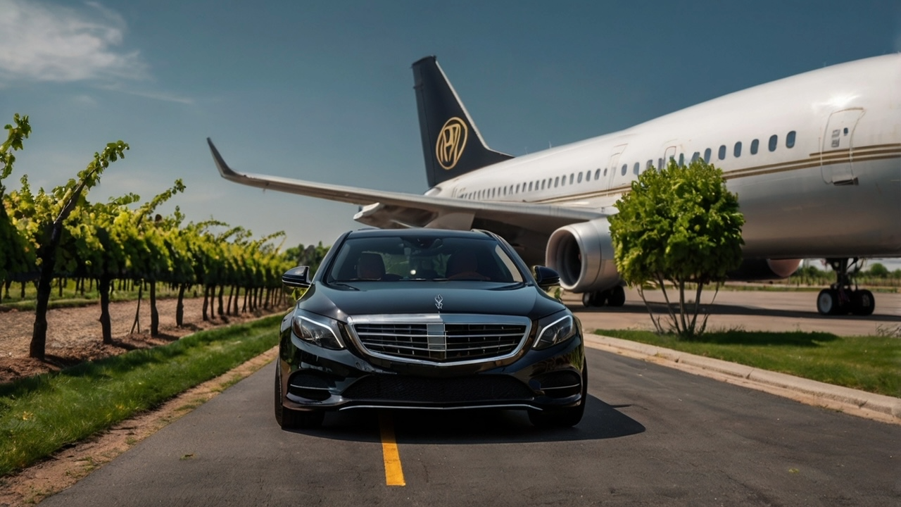 Premium LGA car service vehicle, showcasing a sleek and comfortable ride for airport transfers.