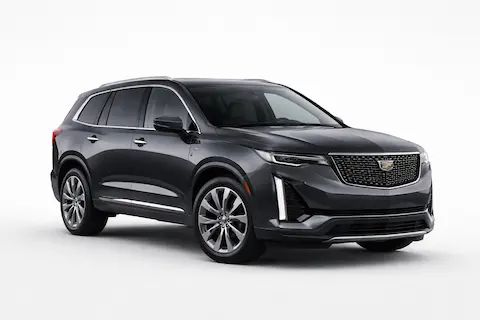 Cadillac XT6 luxury black car service vehicle for Long Island airport transportation to JFK, LGA and NYC