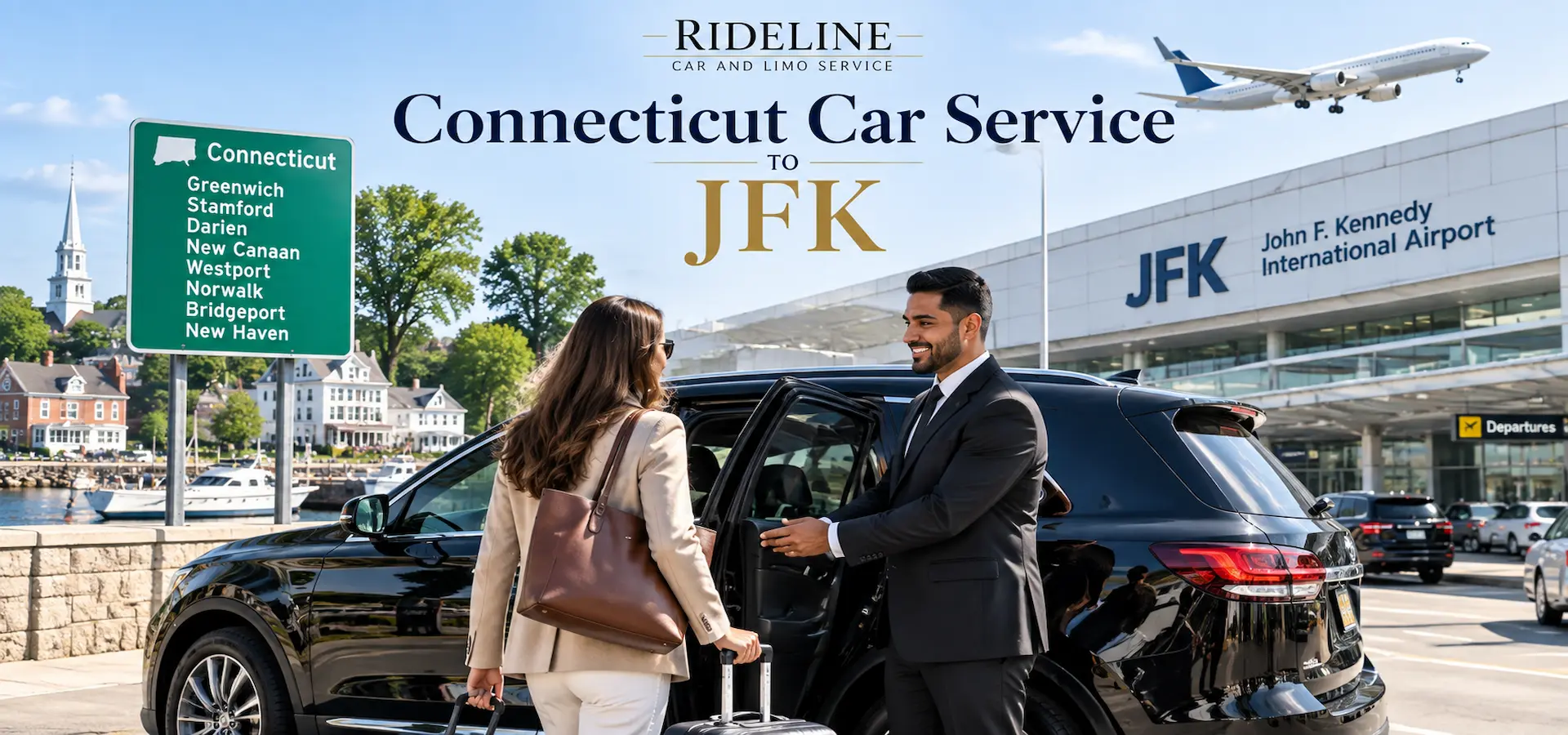 Rideline private car service from Connecticut to JFK Airport